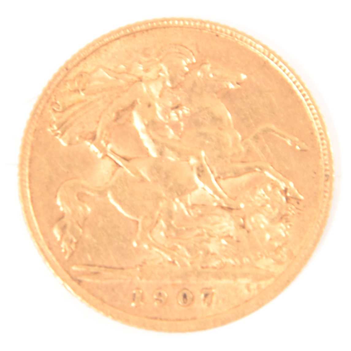 Gold Half Sovereign, Edward VII 1907. - Image 2 of 2