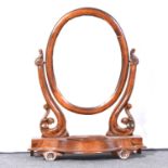 Victorian toilet mirror