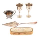 Quantity if silver-plate, including Viners canteen of cutlery