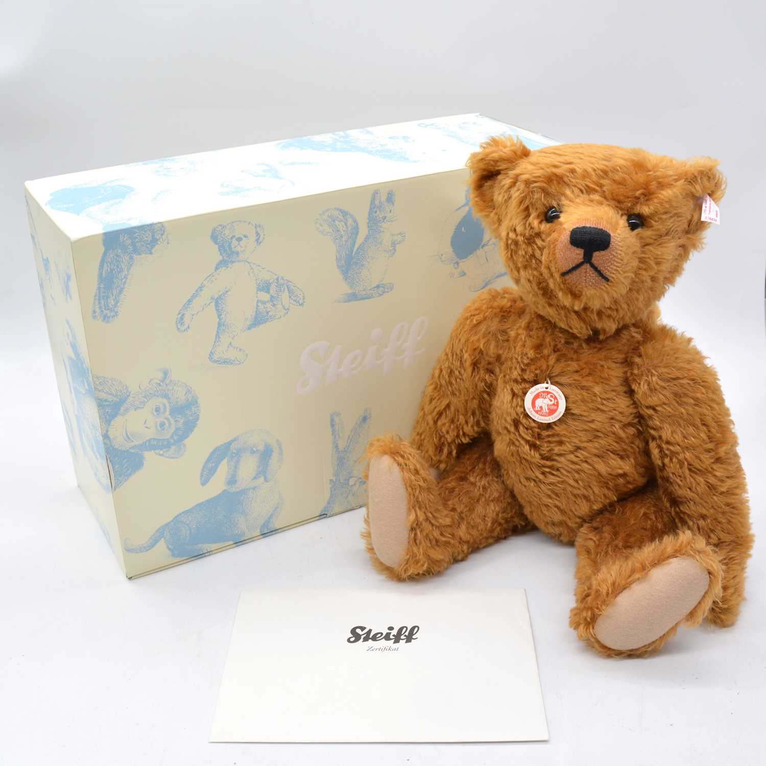 Steiff Germany teddy bear, 036835 'Johann', boxed with certificate