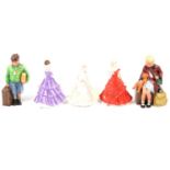 CATALOGUE AMENDMENT - Ten Royal Doulton and other figures including the Evacuees