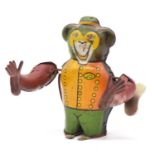'Jo' The Acrobat ' tin-plate clock-work monkey toy,