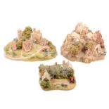 Three large limited edition Lilliput Lane models