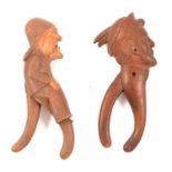 Two novelty Black Forest carved wooden nutcrackers