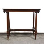 Late Victorian mahogany centre table,