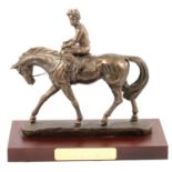 Bronzed effect Horse Racing trophy