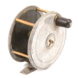 Charles Farlow Patent Lever alloy centre pin fishing reel