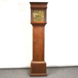 George III oak longcase clock