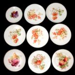 Bavarian porcelain part dessert service