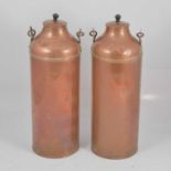 Copper tea urn, etc.,
