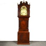 Mahogany longcase clock, John Bromwich, Dudley