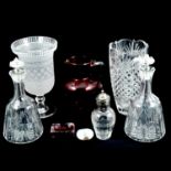 Two boxes of assorted glassware