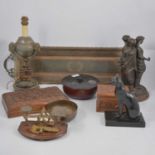 Collection of metalware,