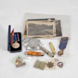 Medals, ribbons, badges, awards and ephemera,