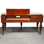 Y George IV mahogany square piano