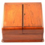 Victorian desk correspondence box with calendar,