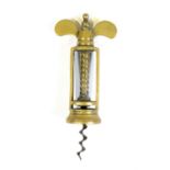 Brass corkscrew by Mapplebeck & Lowe,