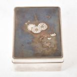 Japanese silver box,