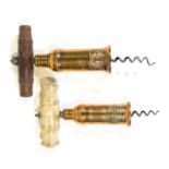 Two Thomason patent corkscrews,