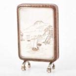 Japanese miniature table screen, `