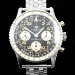 Breitling - A gentleman's Navitimer Cosmonaute manual wind wristwatch.