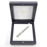 Waterman of Paris - An Exception Silver Fountain Pen.