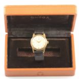 Omega - a gentleman's 18 carat yellow gold automatic wristwatch.