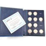 The Medallic History of Medicine Limited Edition Set of Sterling Silver Medals.