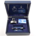 Parker - A Duofold True Blue Limited Edition Fountain Pen.