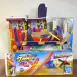 Four model aircraft vehicles, including Air Jammer, Air Hogs