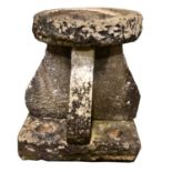 Old stone bird bath