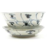 Chinese Tek-sing cargo bowl and saucer,