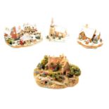 Four Lilliput Lane models,