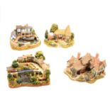 Four Lilliput Lane models,