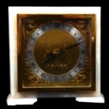 Onyx mantel clock,