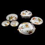 Small number of Royal Worcester Evesham ware serving dishes