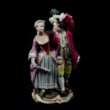 Meissen porcelain group,