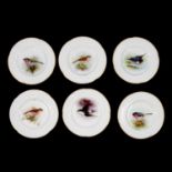 Six Royal Worcester tea plates and coffee wares