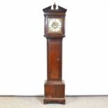Oak longcase clock, Richard Hackett, Harringworth,