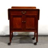 Mahogany side cabinet,