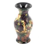 Moorcroft Pottery, a 'Hellebore' design vase