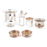 Small quantity of silver plated wares,