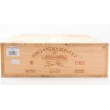 2015 Ch Sociando-Mallet, Haut-Medoc, Bordeaux 6 bottles, owc