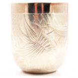 § A Modernist silver and gilt 'Spring' beaker, Rod Kelly, London, 2000
