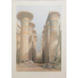 After David Roberts, two architectural prints, etc.,