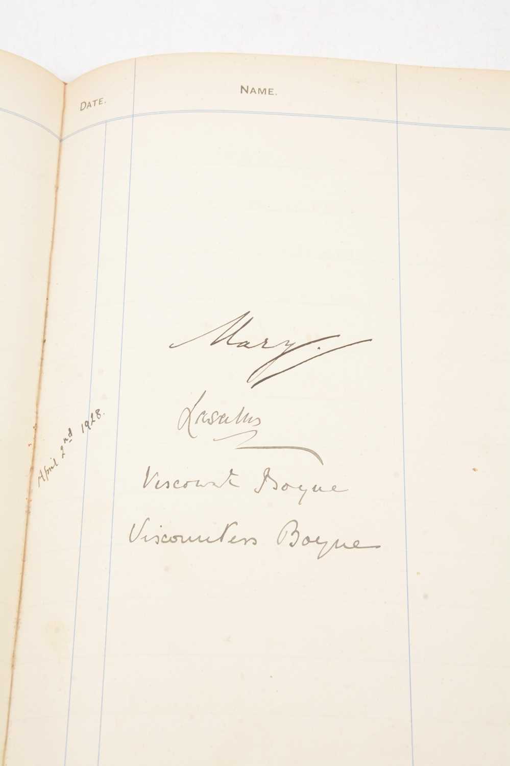 A visitors’ book for the GOC (General Officer Commanding) in Cairo dating to 1927-31. - Image 2 of 4