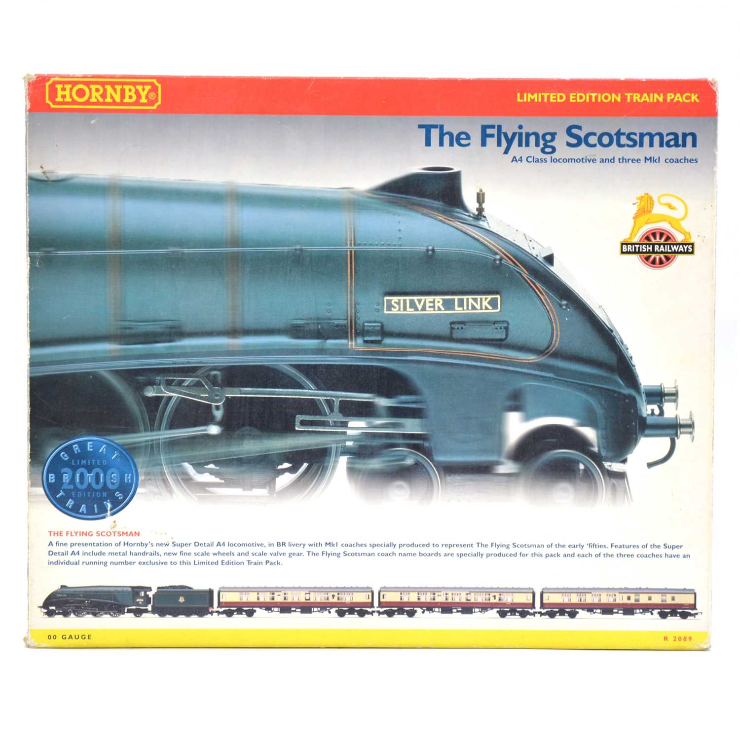 Hornby OO gauge train pack, R2089 'The Flying Scotsman', boxed