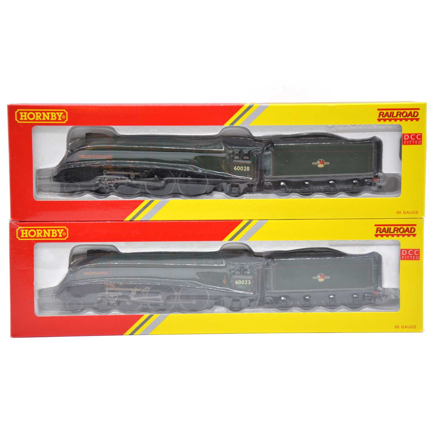 Two Hornby OO gauge class A4 locomotives