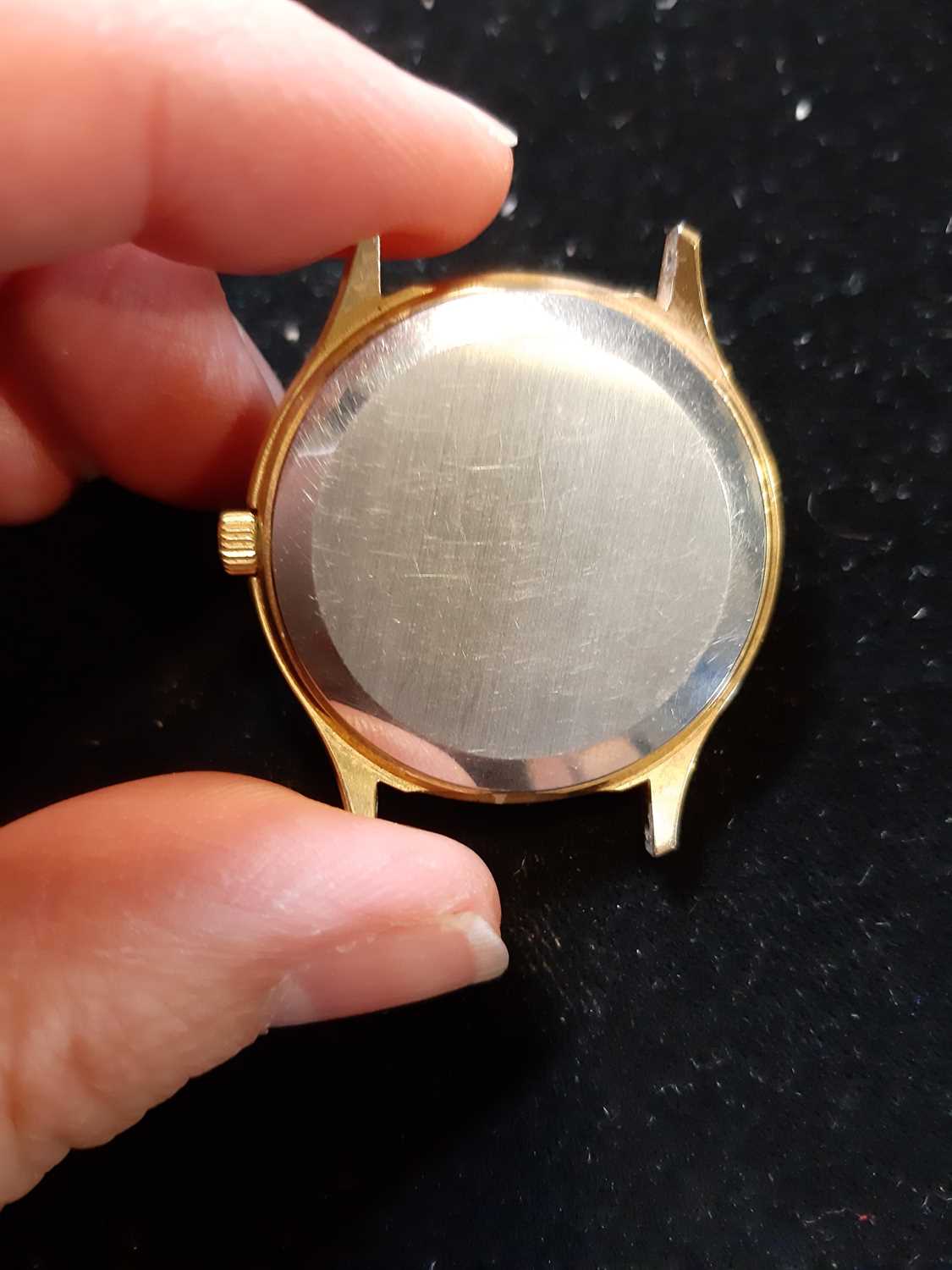 Omega - a gentleman’s De Ville quartz wristwatch and gold coloured bracelet. - Image 4 of 6