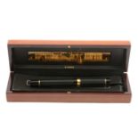 Parker - A Duofold Greenwich Special Edition Fountain Pen.